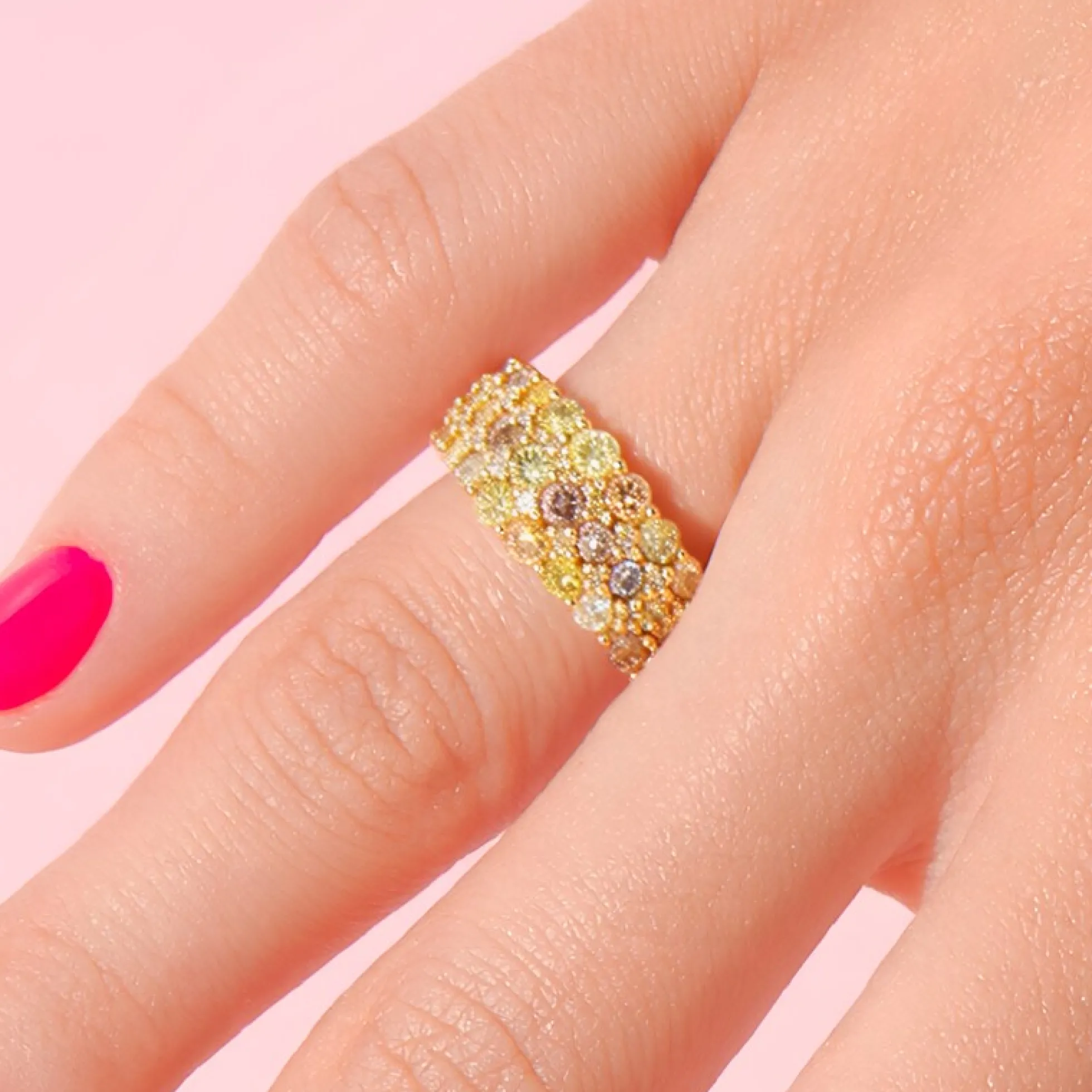 SI2 Fancy-Brillant-Goldring
