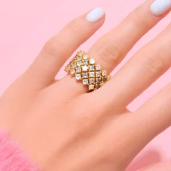 SI2 Fancy-Brillant-Goldring