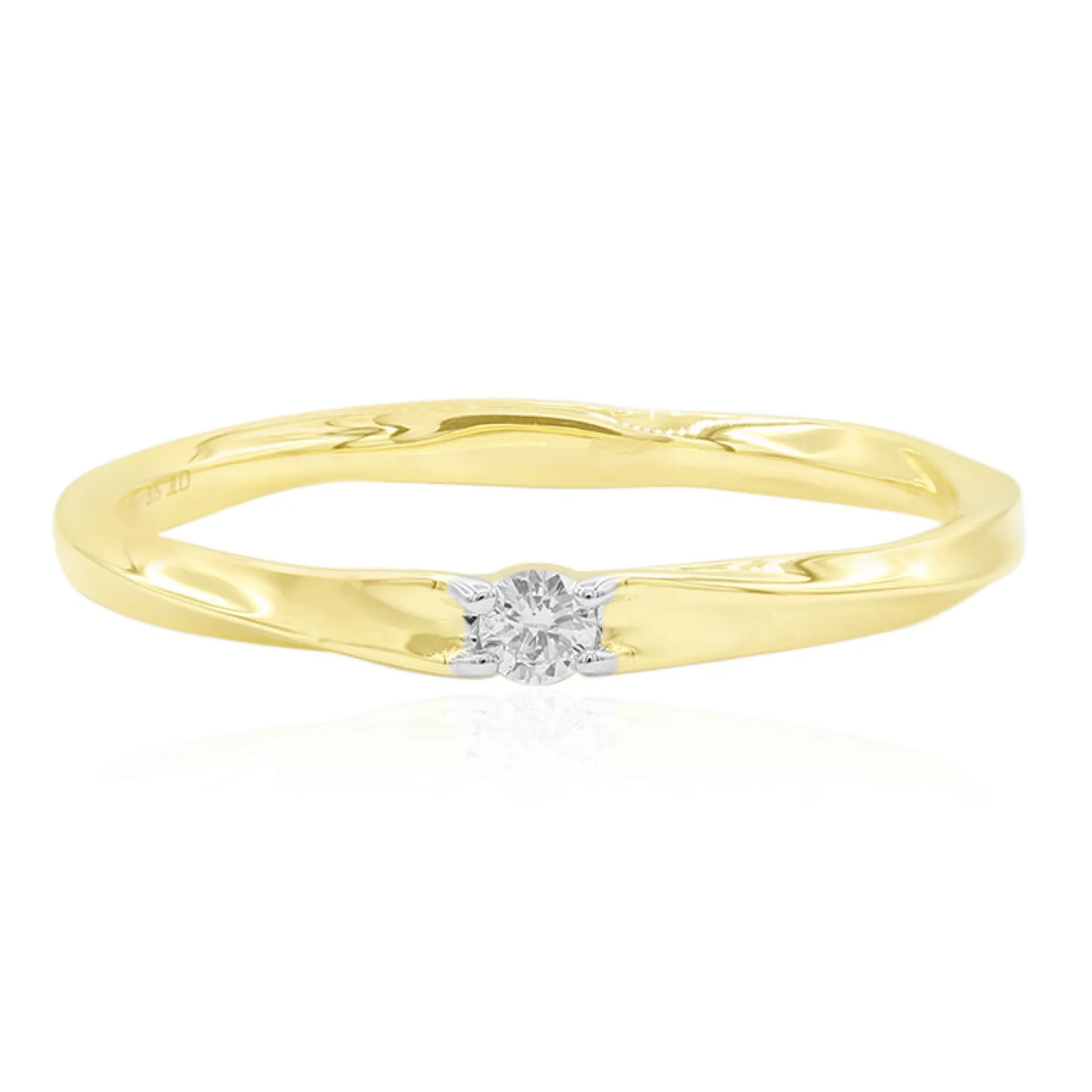 SI2 (G) Brillant-Goldring