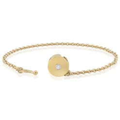 SI1 (G) Brillant-Silberarmband