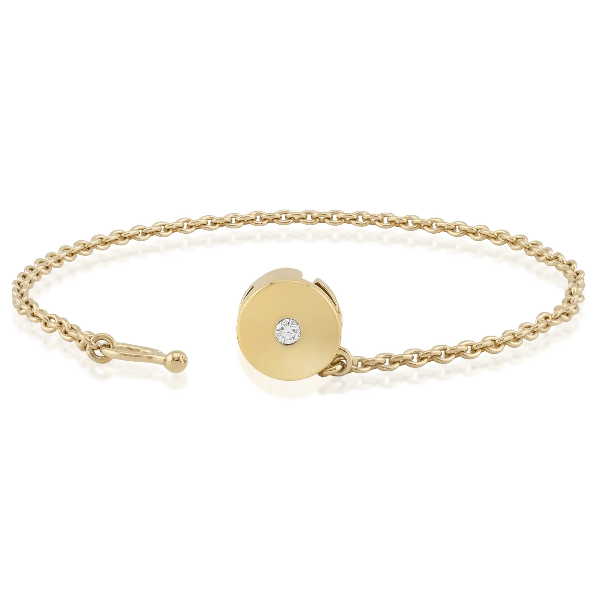 SI1 (G) Brillant-Silberarmband