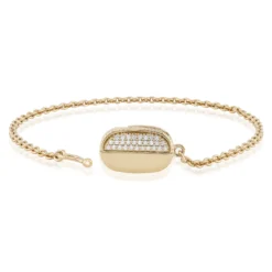 SI1 (G) Brillant-Silberarmband