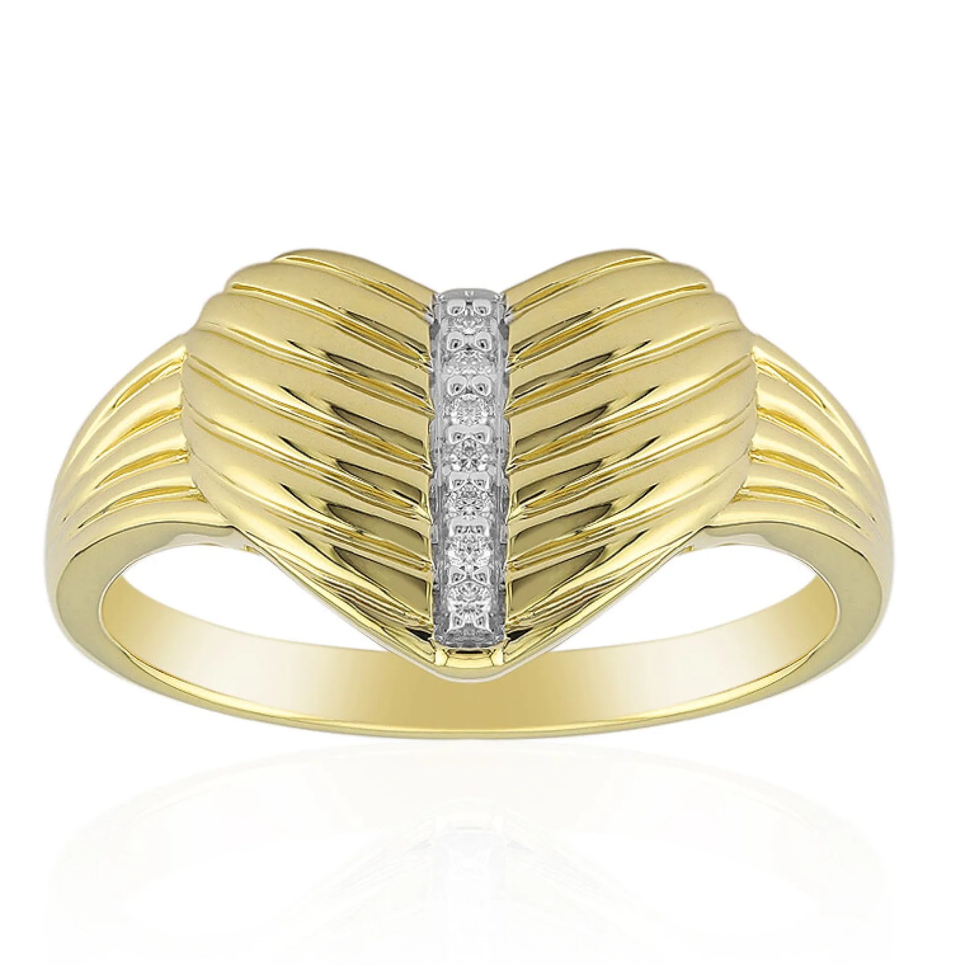 SI1 (G) Brillant-Silberring