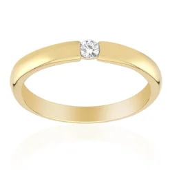 SI1 (G) Brillant-Silberring