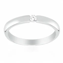 SI1 (G) Brillant-Silberring