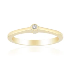 SI1 (G) Brillant-Silberring