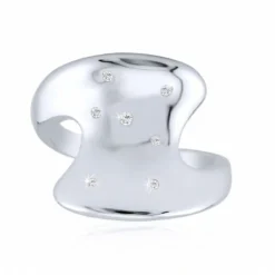 SI1 (G) Brillant-Silberring