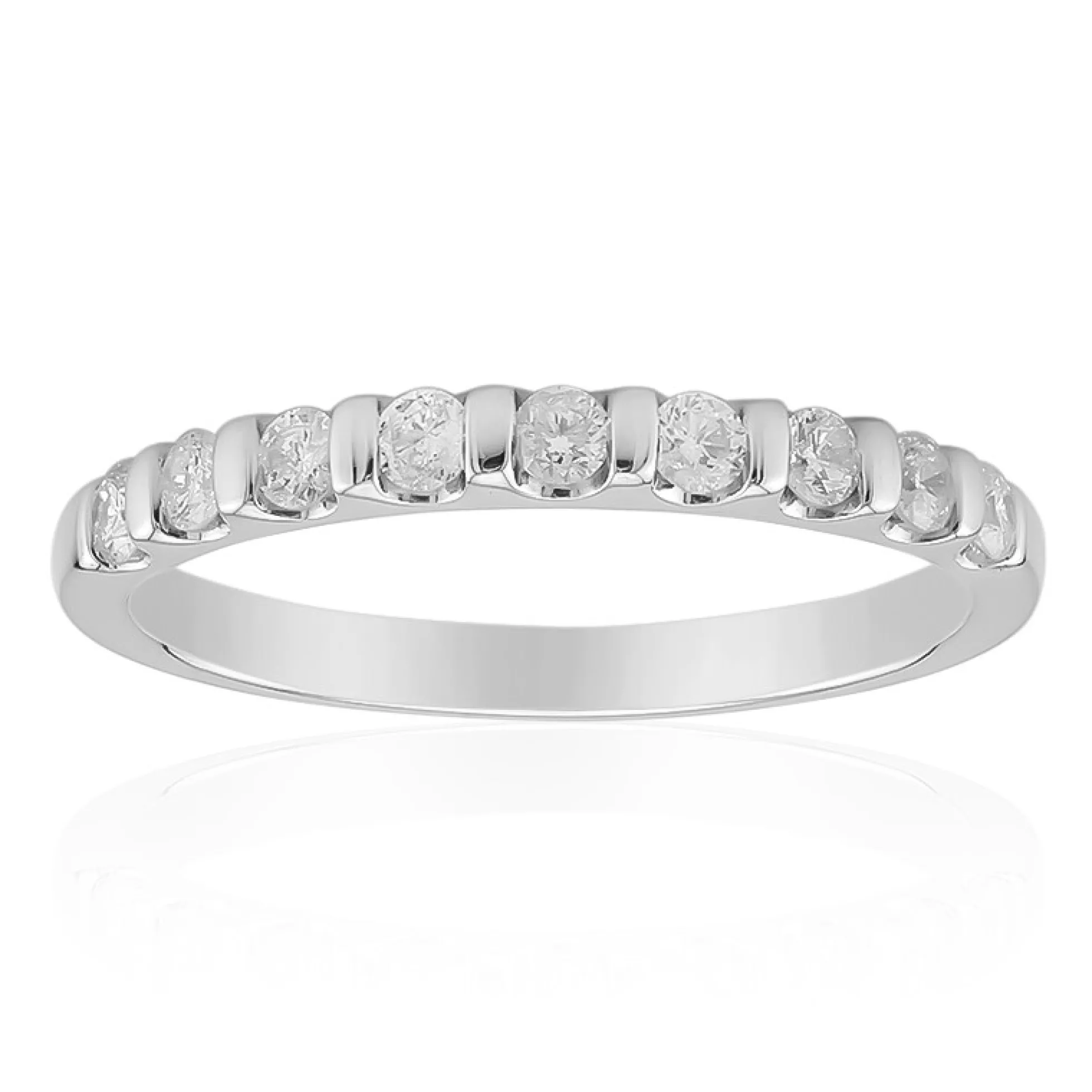 SI1 (G) Brillant-Silberring
