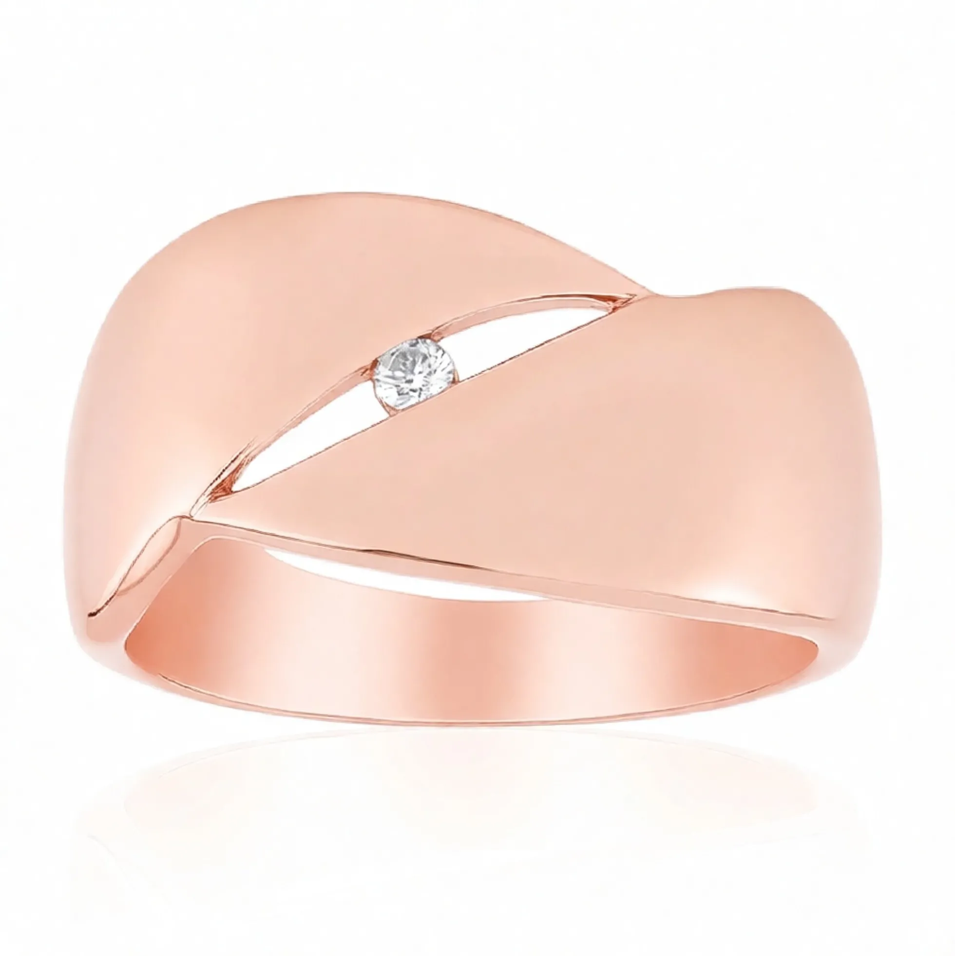 SI1 (G) Brillant-Silberring