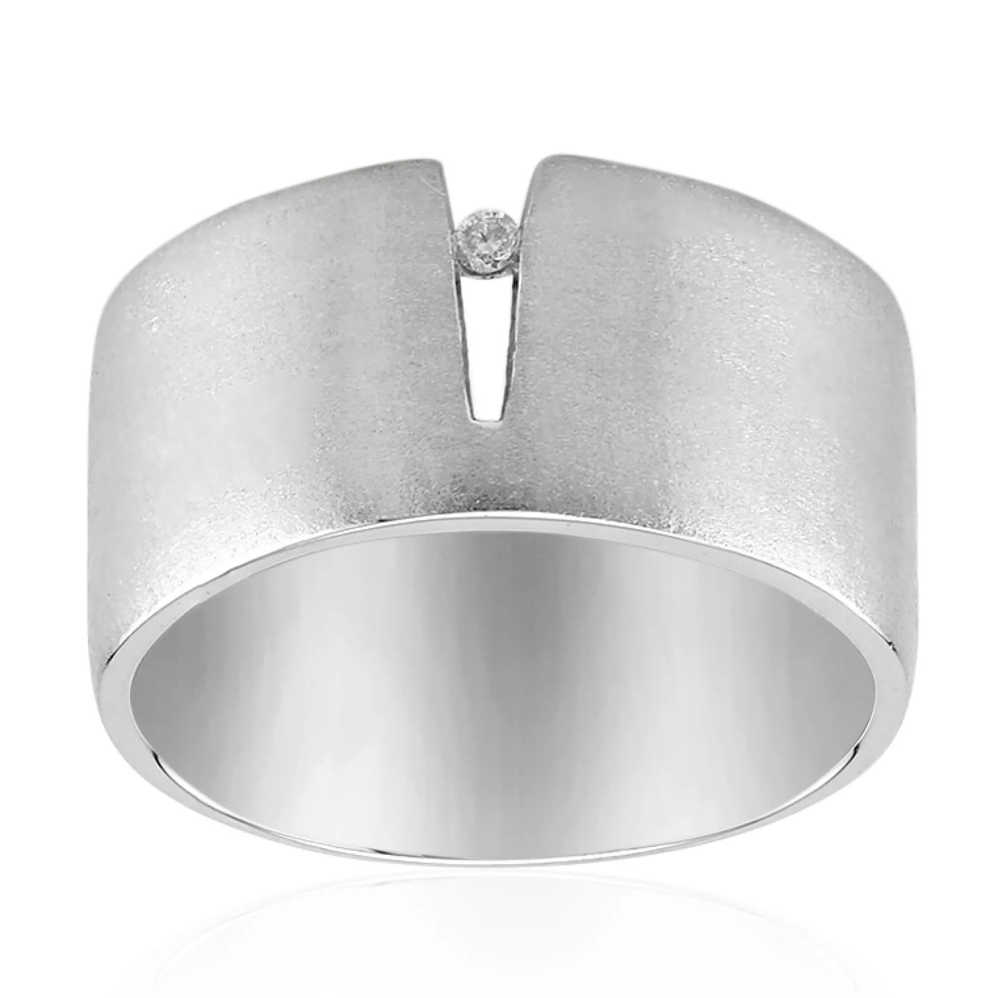 SI1 (G) Brillant-Silberring