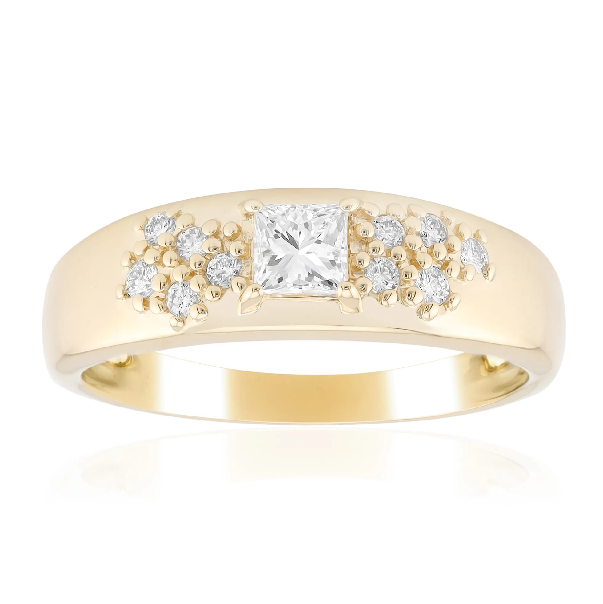 SI1 (G) Diamant-Goldring