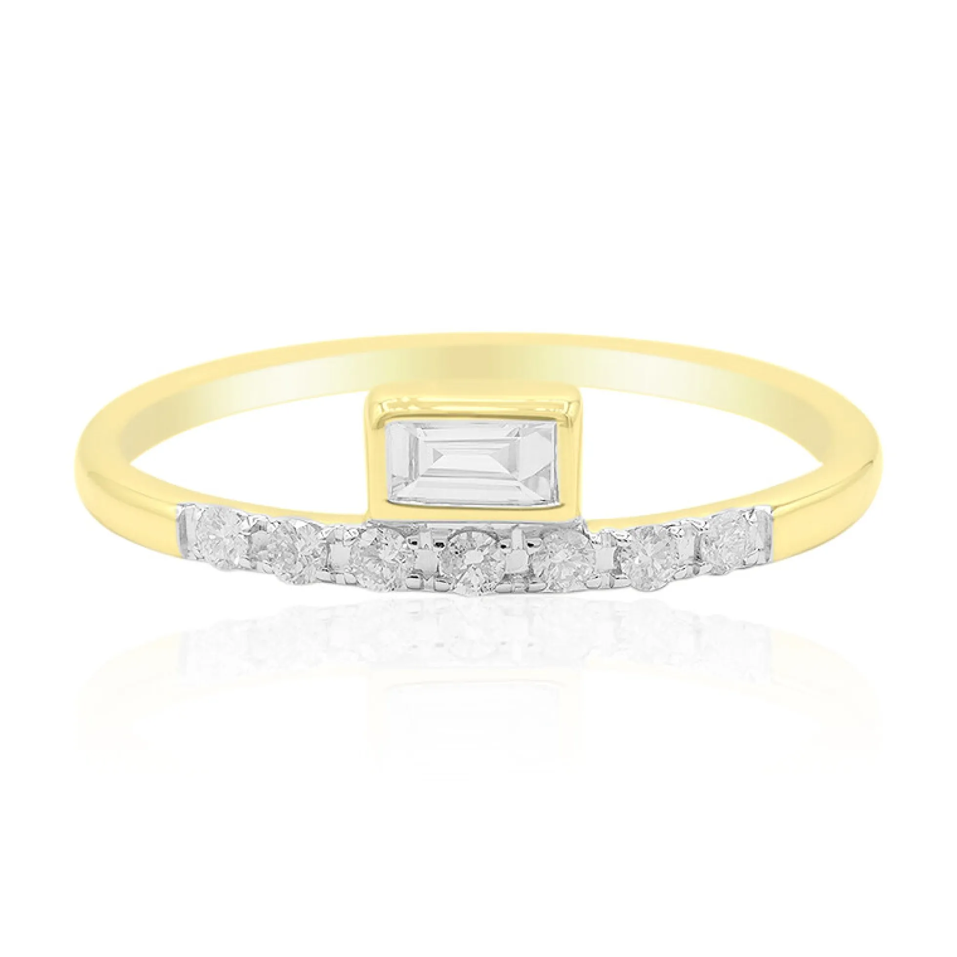 SI1 (G) Diamant-Goldring
