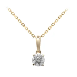 SI1 (H) Brillant-Goldhalskette
