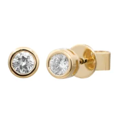 SI2 (H) Brillant-Goldohrringe