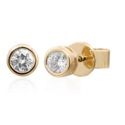 SI2 (H) Brillant-Goldohrringe