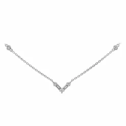 SI1 (H) Diamant-Goldcollier