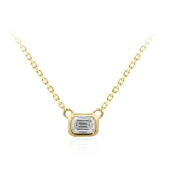 SI1 (H) Diamant-Goldcollier