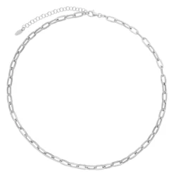 Silber-Ankerkette - 8,7 g - 45-52 cm - rhodiniert