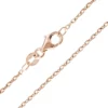 Silber-Ankerkette - 2,4 g - 45 cm - rosévergoldet