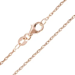 Silber-Ankerkette - 2,4 g - 45 cm - rosévergoldet