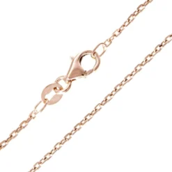 Silber-Ankerkette - 3,8 g - 70 cm - rosévergoldet