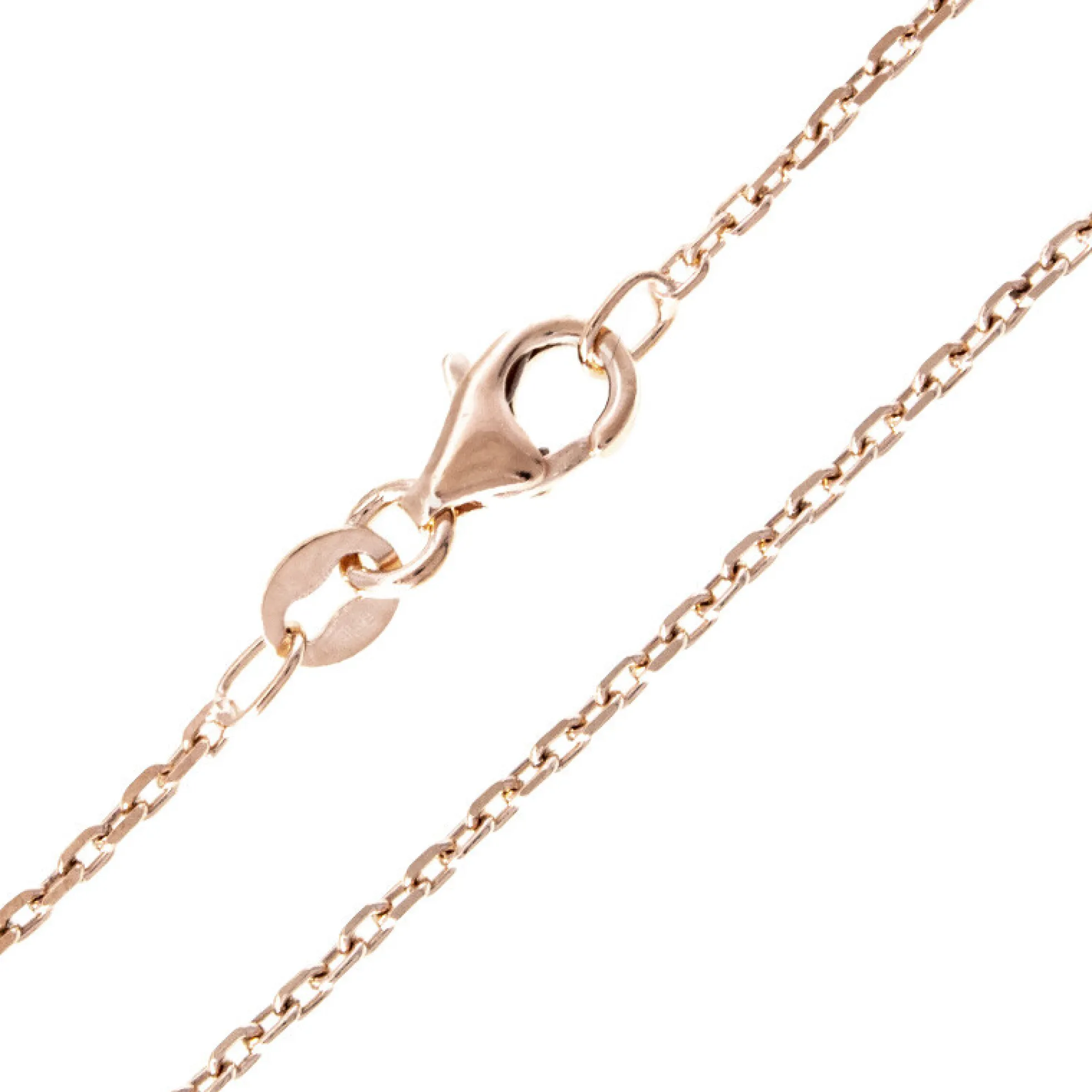 Silber-Ankerkette - 3,8 g - 70 cm - rosévergoldet