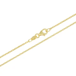 Silber-Ankerkette - 3,5 g - 60 cm - vergoldet