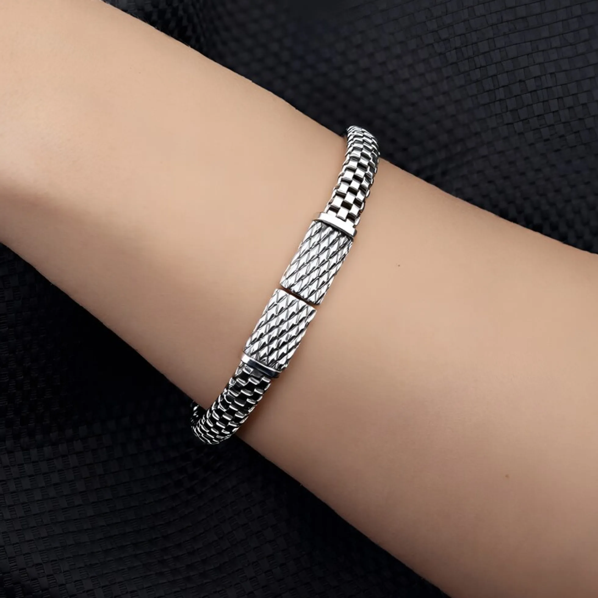Silberarmband