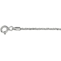 Silber-Criss-Cross-Armband - 1,29 g - 18 cm