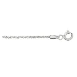 Silber-Criss-Cross-Kette - 2,87 g - 50 cm