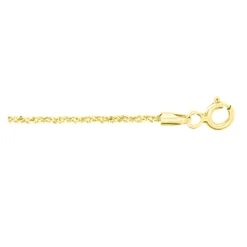 Silber-Criss-Cross-Kette - 2,98 g - 50 cm - vergoldet