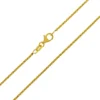Silber-Criss-Cross-Kette - 2,7 g - 45 cm - vergoldet