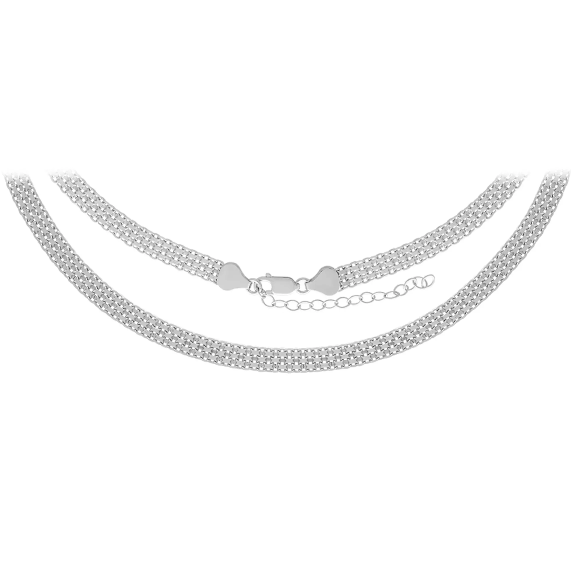 Silberhalskette - 13,89 g - 45-50 cm