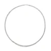 Silberkette - 9,13 g - 45 cm - rhodiniert