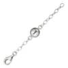 Silber-Magnetverschluss - 3,1 g - 6 cm