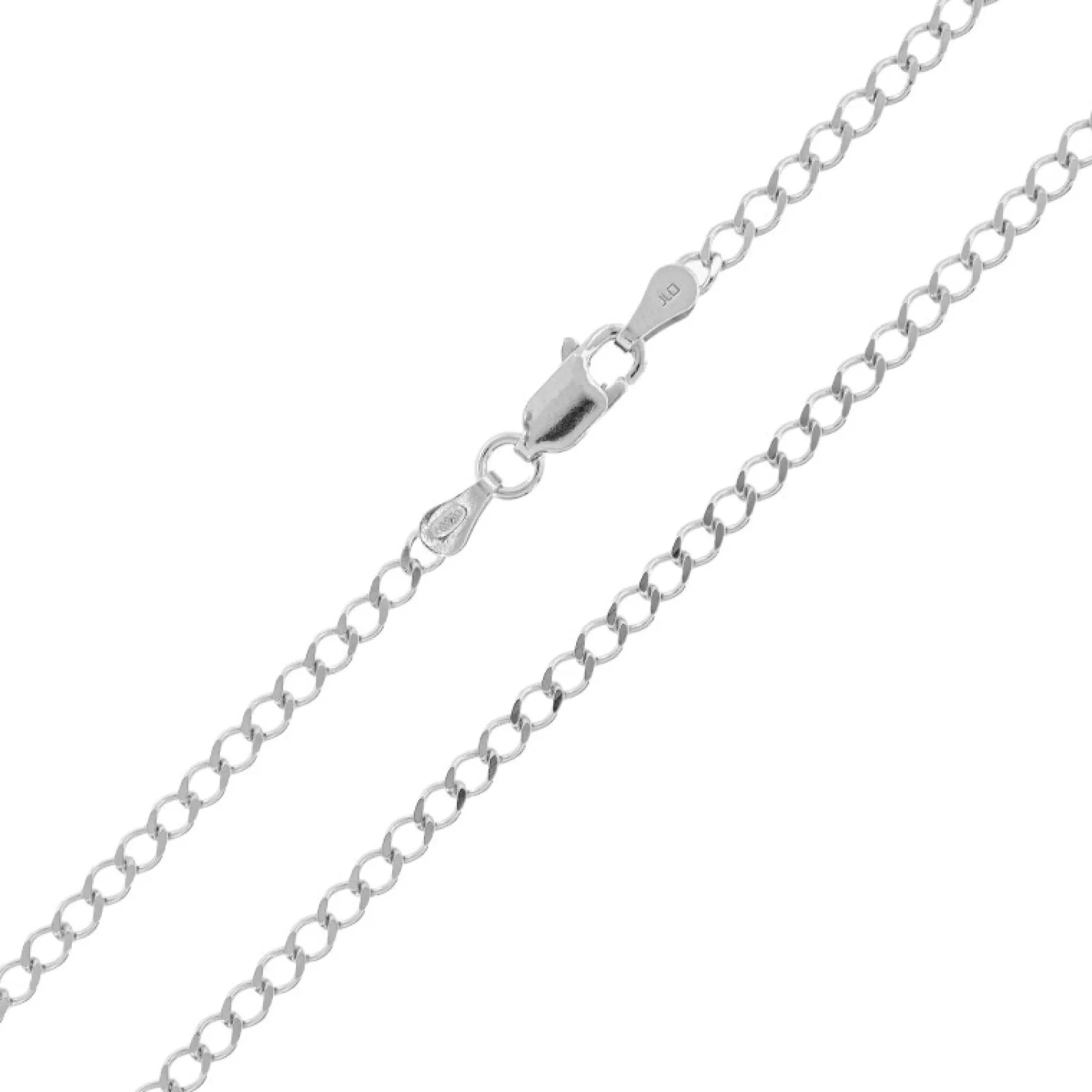 Silber-Panzerkette - 45 cm - 4,03 g