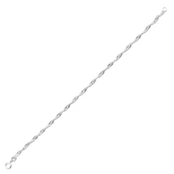 Silber-Panzerkette - 5,28 g - 45 cm