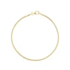 Silber-Schlangenarmband - 3,4 g - 20 cm - vergoldet