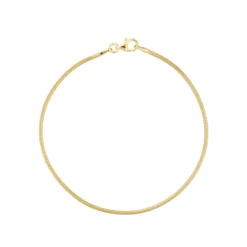 Silber-Schlangenarmband - 3,4 g - 20 cm - vergoldet