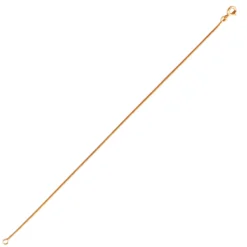 Silber-Schlangenkette - 3,85 g - 45 cm - rosévergoldet