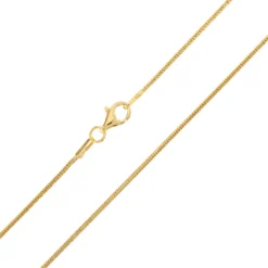 Silber-Schlangenkette - 4,23 g - 45 cm - vergoldet