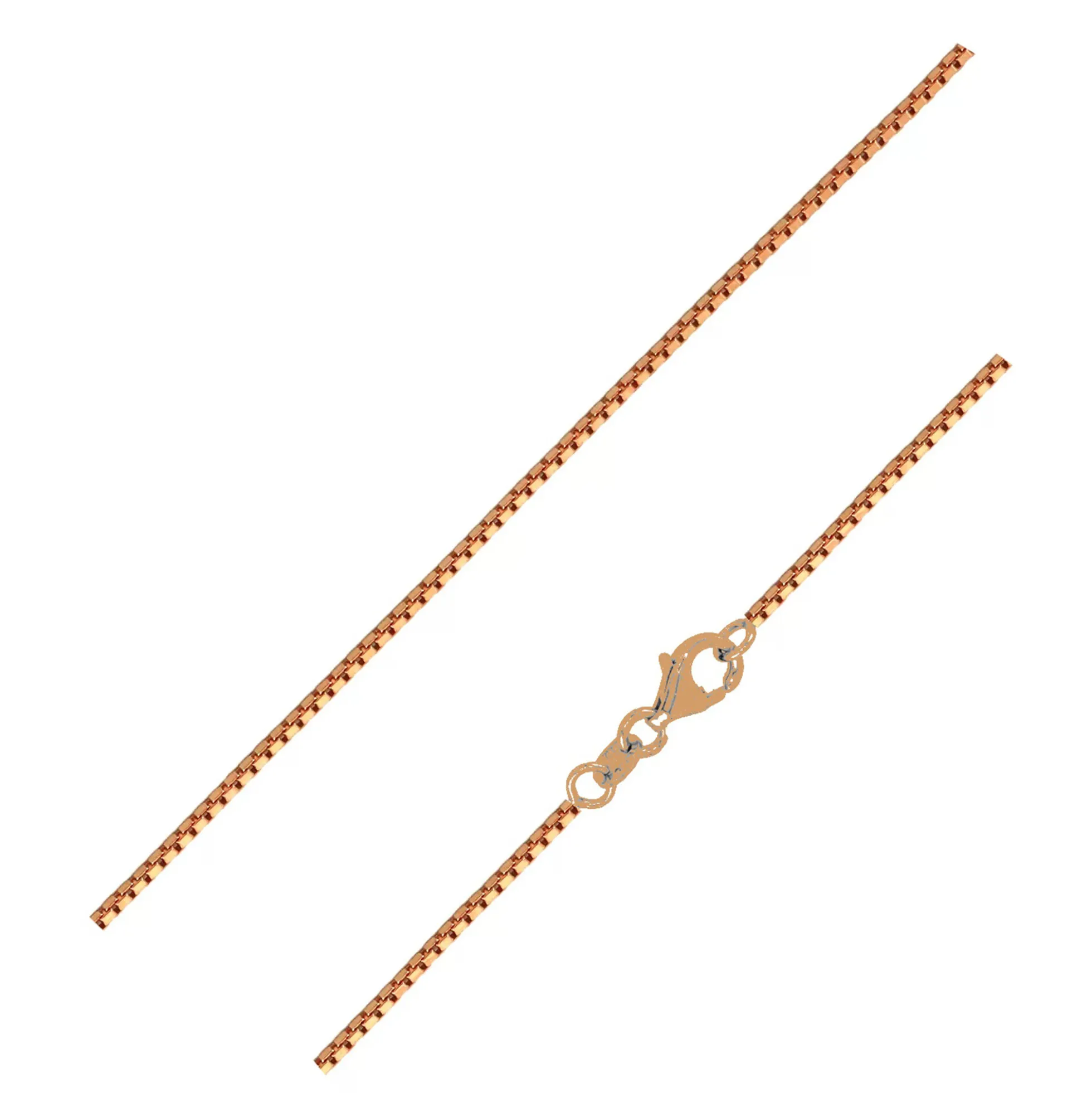 Silber-Veneziakette - 2,73 g - 50 cm - rosévergoldet