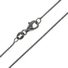 Silber-Veneziakette - 2,8 g - 70 cm - rutheniert
