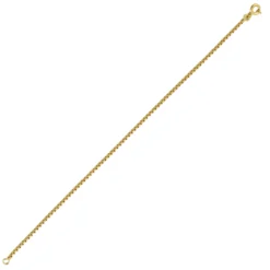 Silber-Veneziakette - 2,46 g - 45 cm - vergoldet