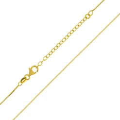 Silber-Veneziakette - 1,37 g - 38-43 cm - vergoldet