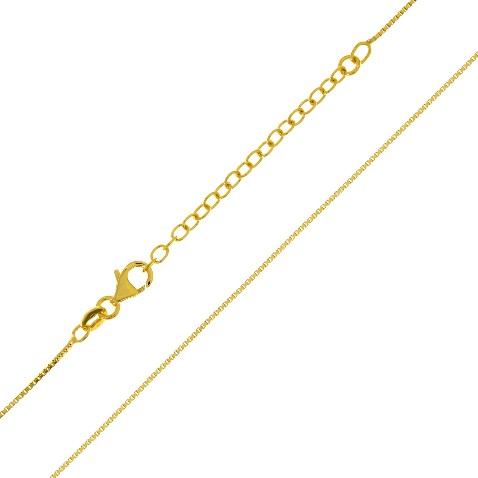 Silber-Veneziakette - 1,37 g - 38-43 cm - vergoldet