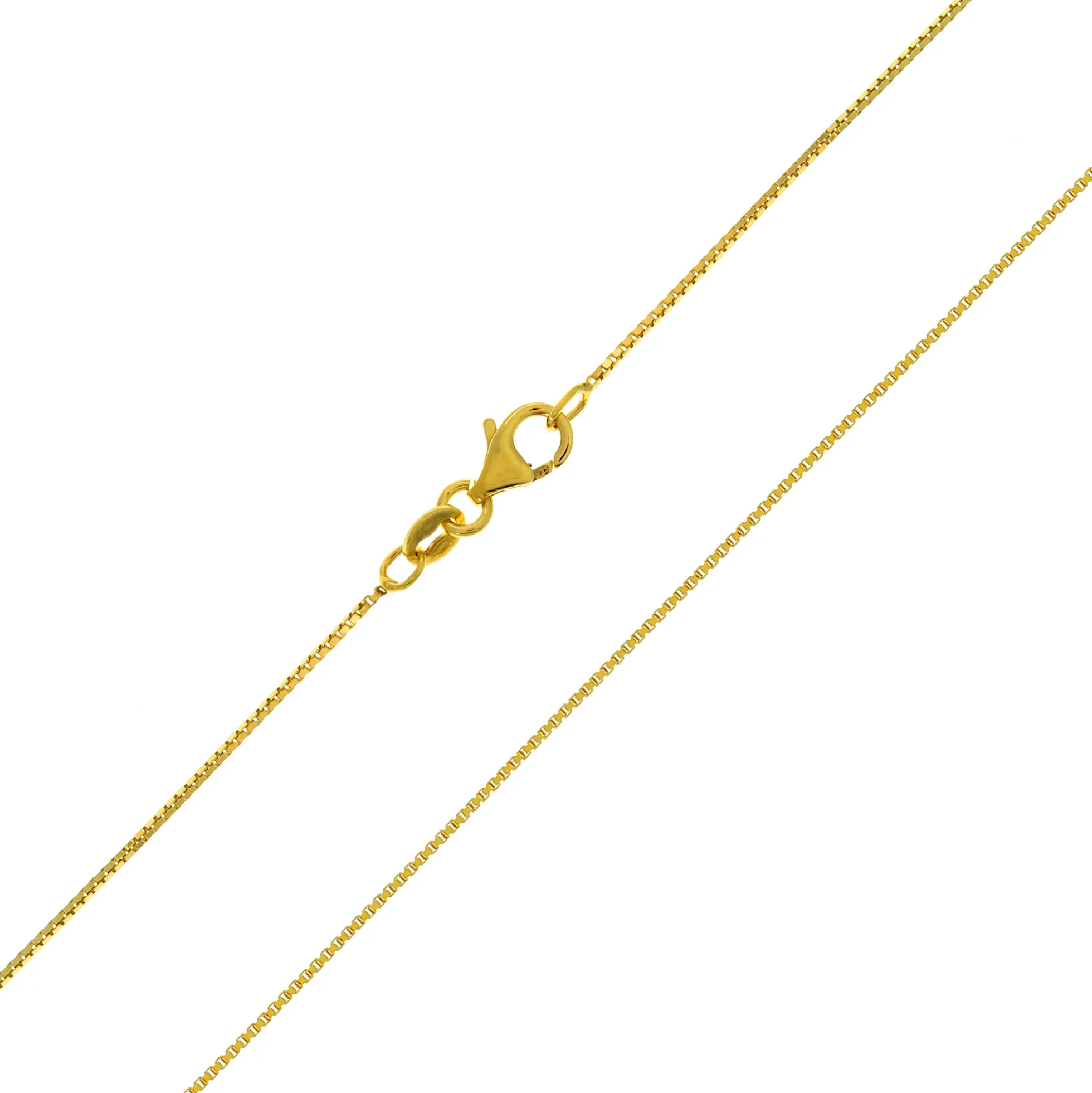 Silber-Veneziakette - 3,1 g - 70 cm - vergoldet