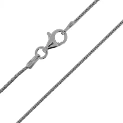 Silber-Zopfkette - 90 cm - 5,17 g