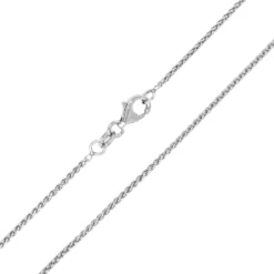 Silber-Zopfkette - 3,13 g - 45 cm