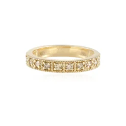 SI2 Schokoladen-Brillant-Goldring